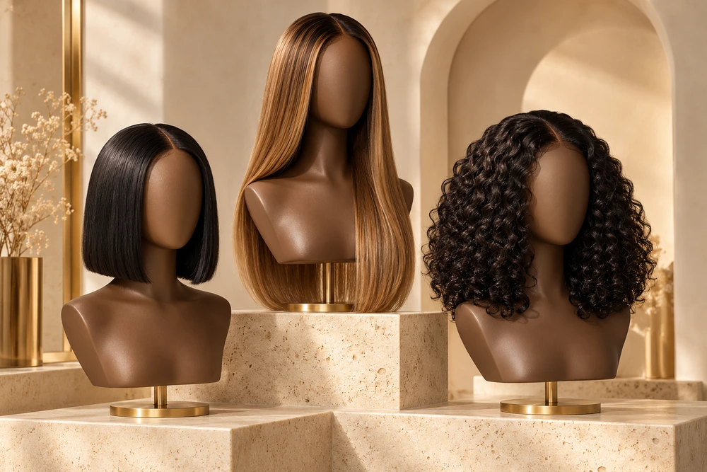 The wig wardrobe